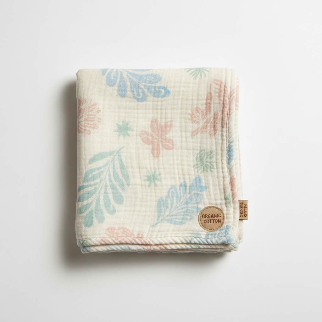 Organic Baby Swaddle Blanket